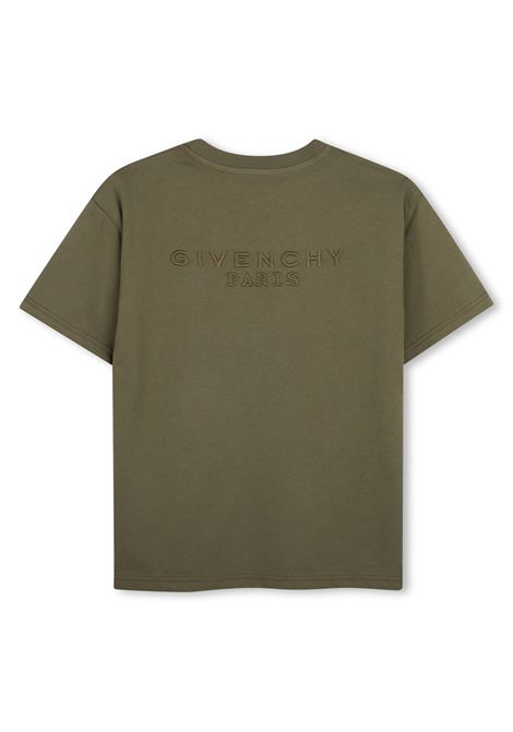 T-shirt con logo GIVENCHY KIDS | H31344653